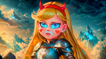 Картинка фэнтези девушки нейросети графика нейроарт ai art нейронные сети рисунки нейро искусство