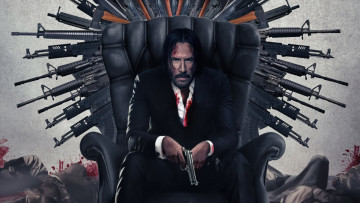 Картинка john+wick +chapter+4+ +2023+ кино+фильмы +chapter+4 боевик триллер криминал джон уик четвертая часть постер киану ривз