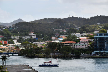 Картинка st lucia+caribbean+castries+harbor корабли катера катер