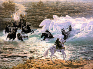 Картинка фэнтези всадники наездники