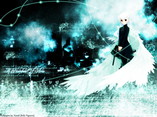 Обои картинки фото аниме, angels, demons