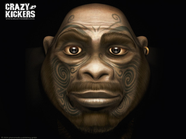 Обои картинки фото crazy, kickers, видео, игры