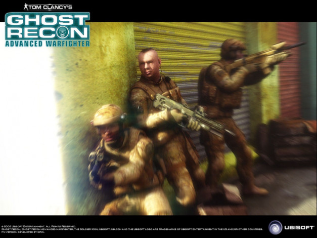 Обои картинки фото ghost, recon, advanced, warfighter, видео, игры