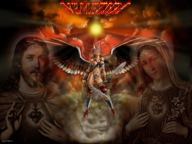 Обои картинки фото nemezida, fnd, gods, фэнтези, ангелы