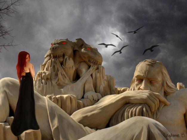 Обои картинки фото фэнтези, девушки