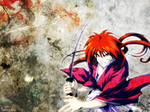 Картинка аниме rurouni kenshin