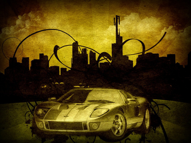 Обои картинки фото gt, векторная, графика