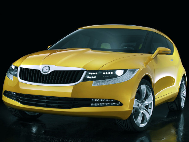 Обои картинки фото joyster, concept, автомобили, skoda