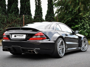Картинка prior design mercedes benz sl klasse black edition автомобили