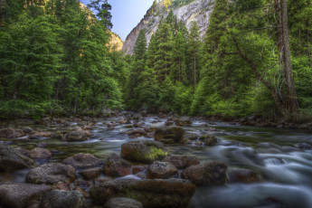 Картинка природа реки озера yosemite