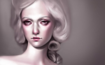 Картинка рисованные люди лицо девушка