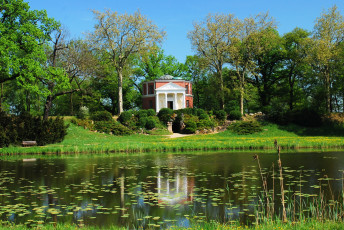 Картинка германия w& 246 rlitzer park природа парк река