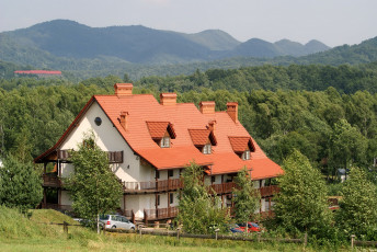 Картинка pola& 324 czyk польша города здания дома отель лес