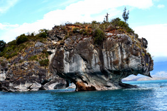 Картинка природа побережье арка скала море