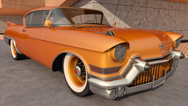 Обои картинки фото автомобили, 3д, cadillac
