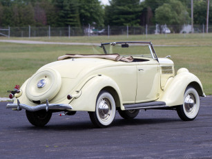 обоя автомобили, классика, 1936г, ford, v8, deluxe, roadster, светлый
