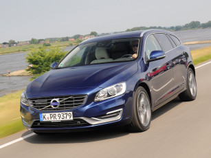 Картинка автомобили volvo ocean race v60 синий 2014г