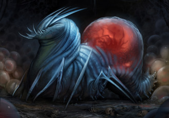 Картинка фэнтези существа черепа