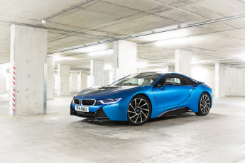 Картинка 2014+bmw+i8 автомобили bmw голубой металлик