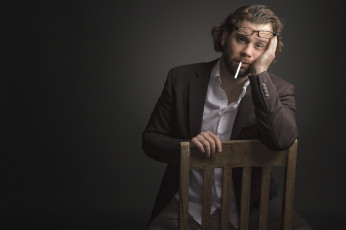 Картинка мужчины -+unsort очки сигарета