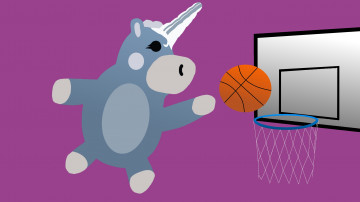 Картинка векторная+графика мультфильмы корова мяч