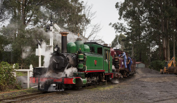 Картинка техника паровозы вагоны дорога рельсы паровоз железная