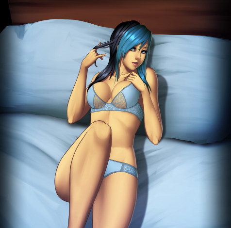 Обои картинки фото рисованные, люди, взгляд, девушка