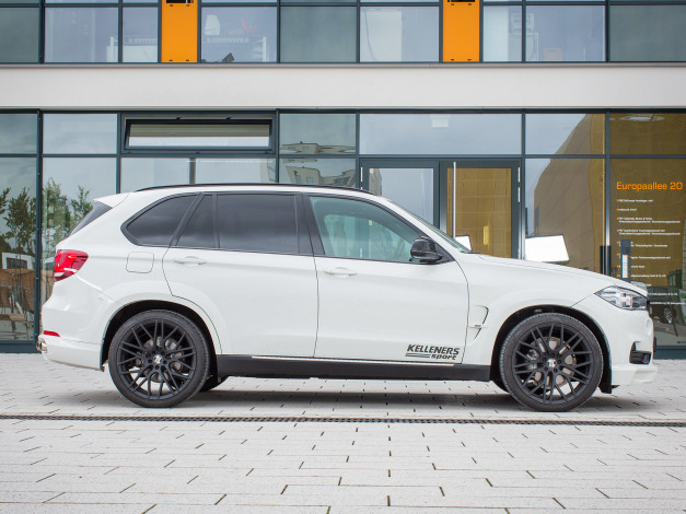 Обои картинки фото автомобили, bmw, kelleners, sport, x5, f15, 2014г, светлый