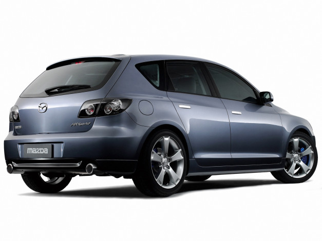 Обои картинки фото автомобили, mazda, mx, sportif, concept, bk, темный