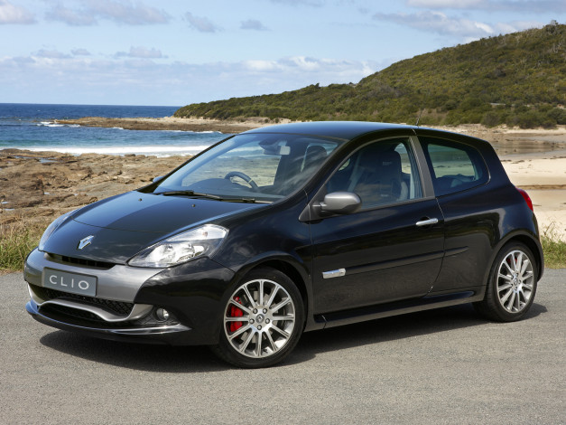 Обои картинки фото автомобили, renault, темный, au-spec, r, s, clio