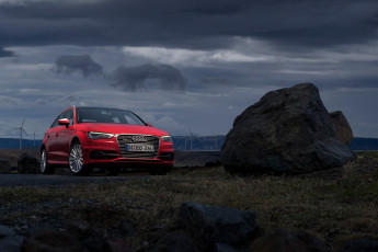 Картинка автомобили audi красный 2015г 8v au-spec e-tron sportback a3