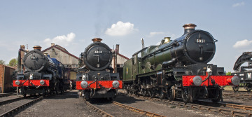 Картинка техника паровозы железная дорога рельсы паровоз