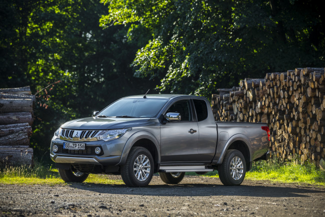 Обои картинки фото автомобили, mitsubishi, club, cab, l200, 2015г