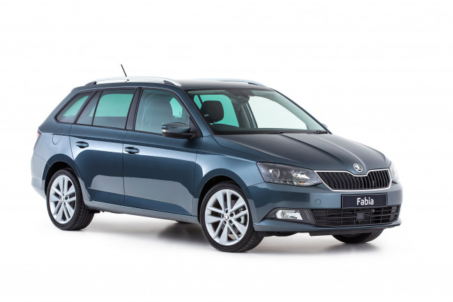 Обои картинки фото автомобили, skoda, 2015г, nj, wagon, fabia