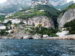 Картинка италия города -+пейзажи амалфи