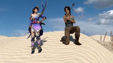 Картинка 3д+графика аниме+ anime фон взгляд девушки