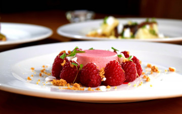 Картинка еда мороженое +десерты мята желе десерт лакомство малина