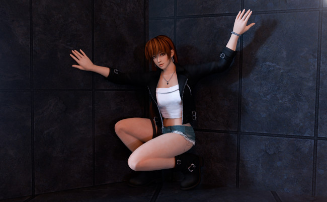 Обои картинки фото 3д графика, люди , people, девушка, фон, взгляд