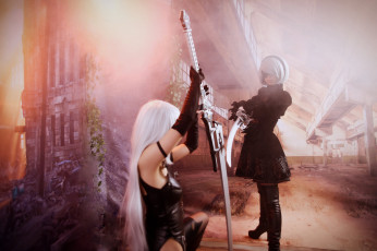 Картинка разное cosplay+ косплей девушки оружие