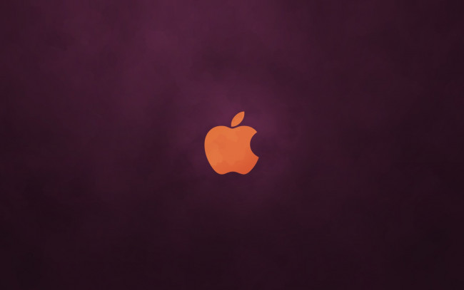 Обои картинки фото компьютеры, apple, фон, логотип