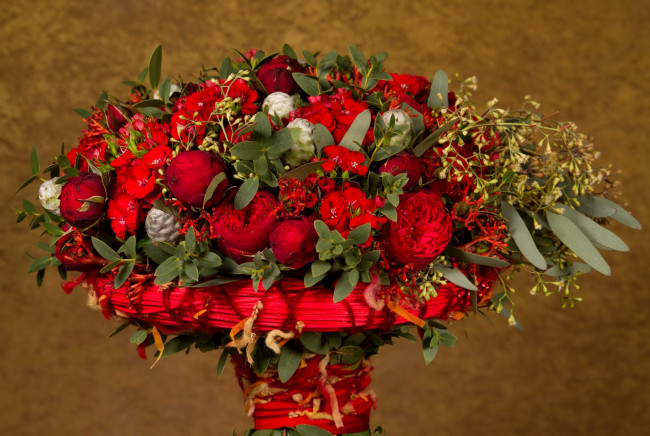 Обои картинки фото цветы, букеты,  композиции, разноцветные