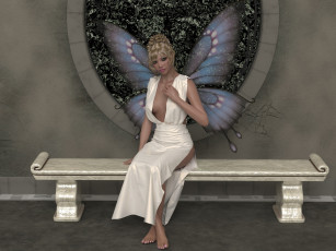 Картинка 3д+графика эльфы+ elves девушка взгляд фон