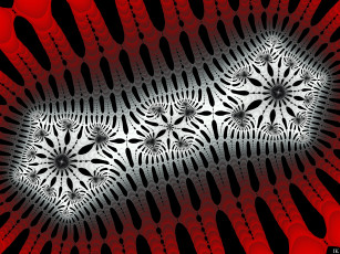 Картинка 3д+графика фракталы+ fractal узор фон цвет