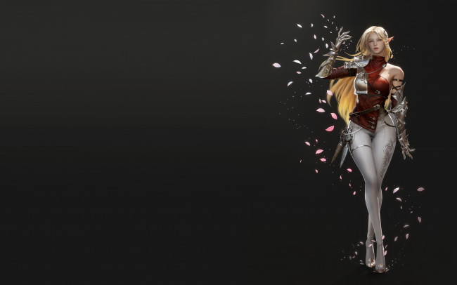 Обои картинки фото фэнтези, эльфы, девушка