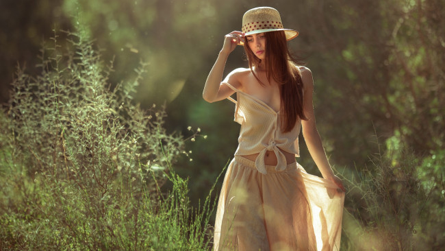 Обои картинки фото девушки, - рыжеволосые и разноцветные, камила, салькова