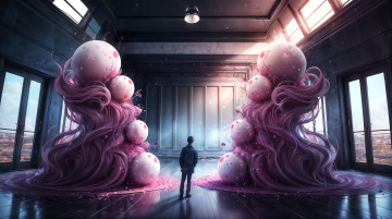 Картинка фэнтези иные+миры +иные+времена нейросети графика нейроарт ai art нейронные сети рисунки нейро искусство человек абстракция