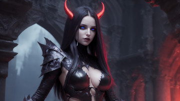 Картинка фэнтези демоны нейросети графика нейроарт ai art нейронные сети рисунки нейро искусство