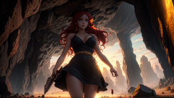 Картинка фэнтези девушки нейросети графика нейроарт ai art нейронные сети рисунки нейро искусство