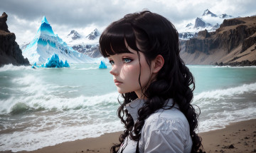 Картинка аниме пейзажи +природа нейросети графика нейроарт ai art нейронные сети рисунки нейро искусство