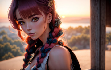 Картинка аниме unknown +другое+ нейросети графика нейроарт ai art нейронные сети рисунки нейро искусство